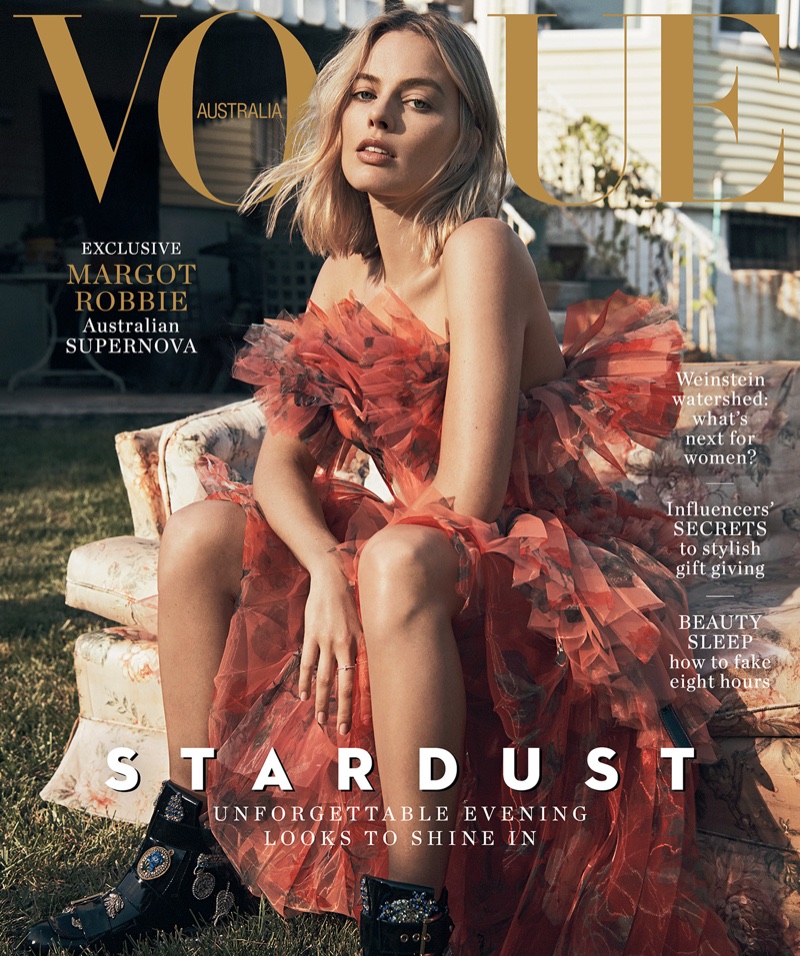 Margot Robbie on Vogue Australia December 2017 Cover