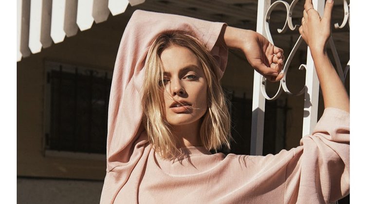 Keeping it casual, Margot Robbie poses in Tom Ford top and briefs