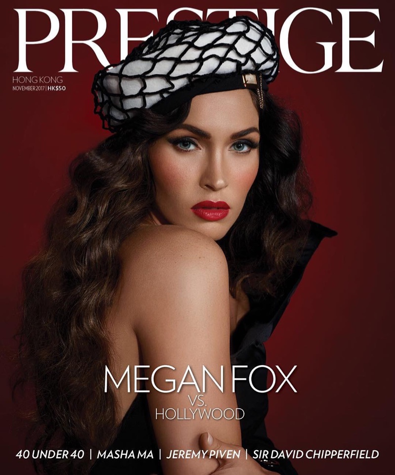 Megan Fox on Prestige Hong Kong November 2017 Cover