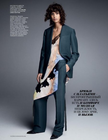 Mica Arganaraz Poses in Modern Styles for Vogue Russia Mica Arganaraz Poses in Modern Styles for Vogue Russia