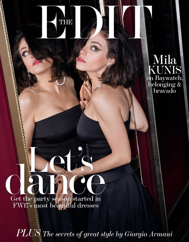Mila Kunis on The Edit November 2nd, 2017 Cover
