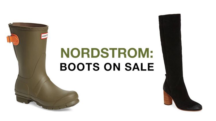Boots on sale at Nordstrom fall 2017