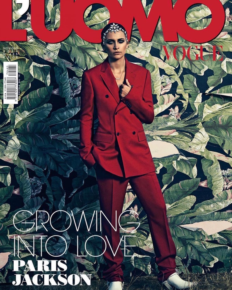 Paris Jackson on L'Uomo Vogue November-December 2017 Cover