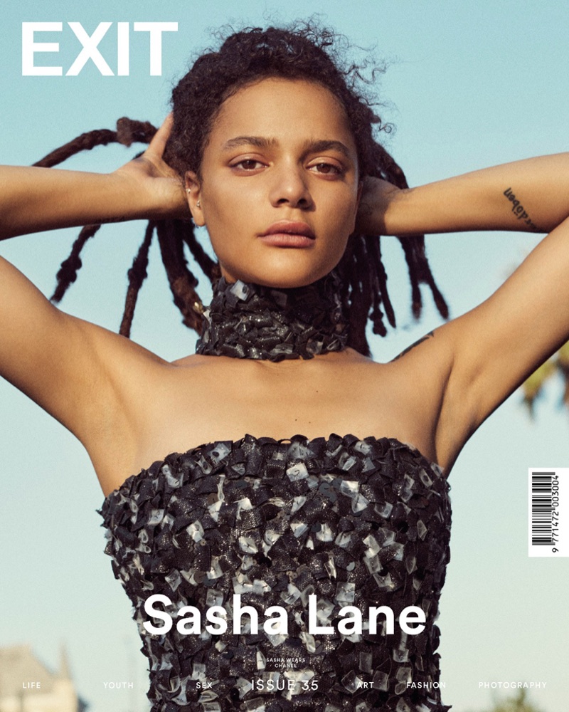 Sasha Lane on Exit Magazine Issue #35 Cover