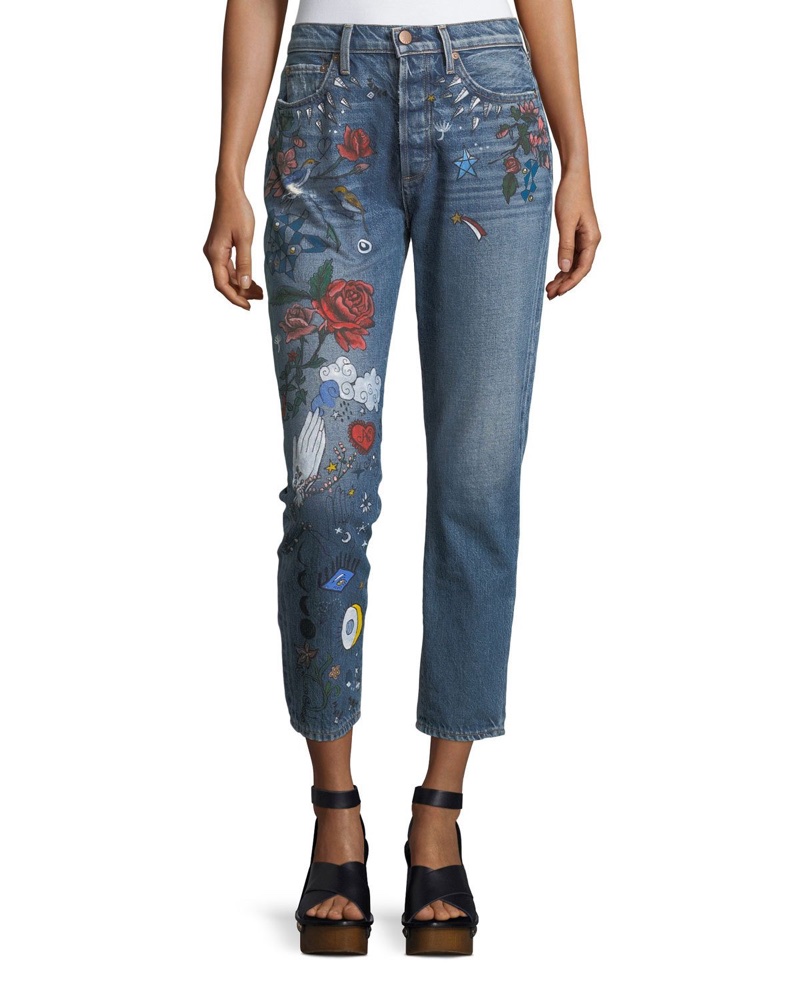 AO.LA Amazing High-Rise Ankle Girlfriend Jeans $395