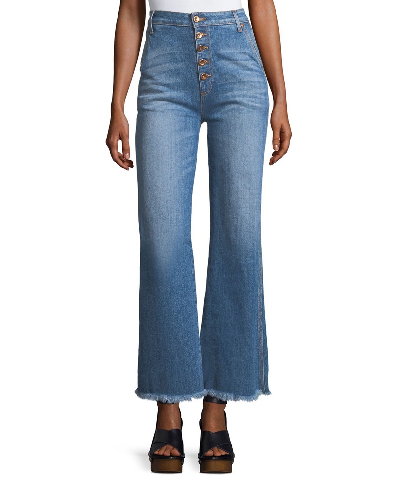 AO.LA High-Rise Flared-Leg Jeans $285