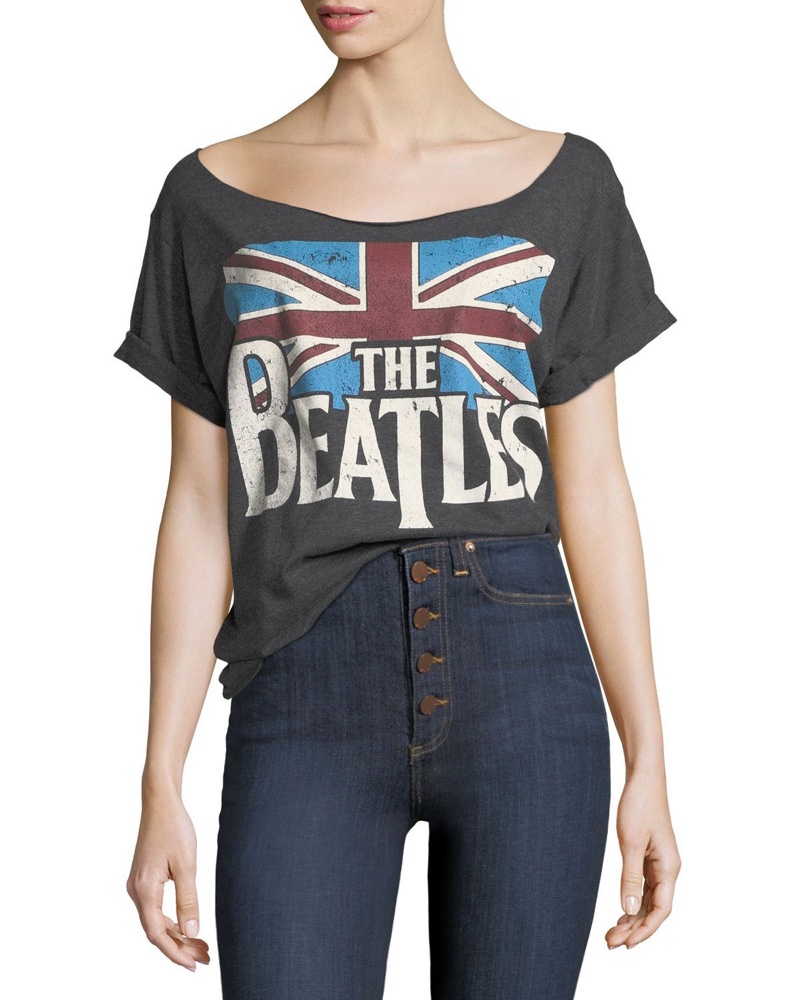 AO.LA The Beatles Boat-Neck Short-Sleeve Tee $150