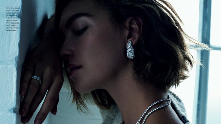 Arizona Muse Glitters in Precious Gems for Air France Madame