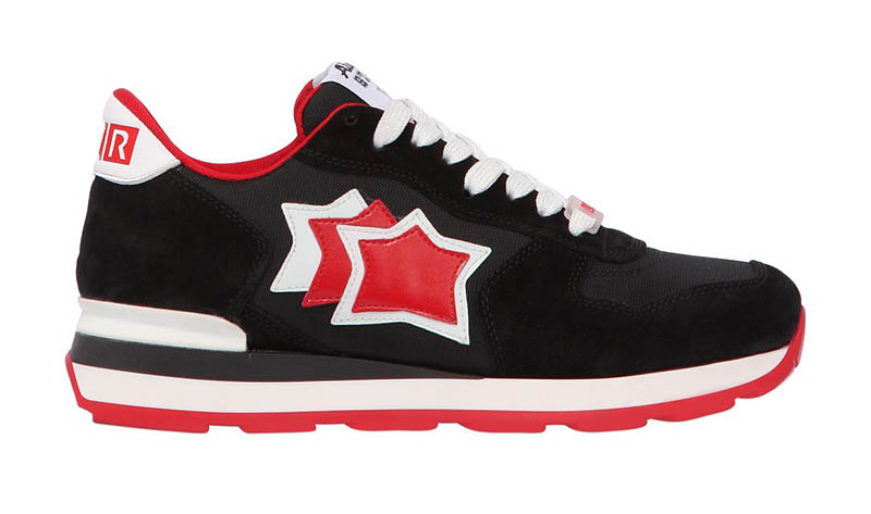 Atlantic Stars x LVR Edition Vega Suede Nylon Sneakers in Black $280