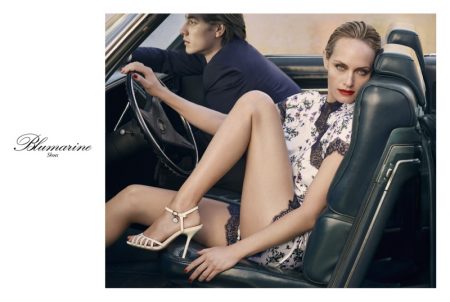 Amber Valletta Enchants in Blumarine's Spring 2018 Campaign