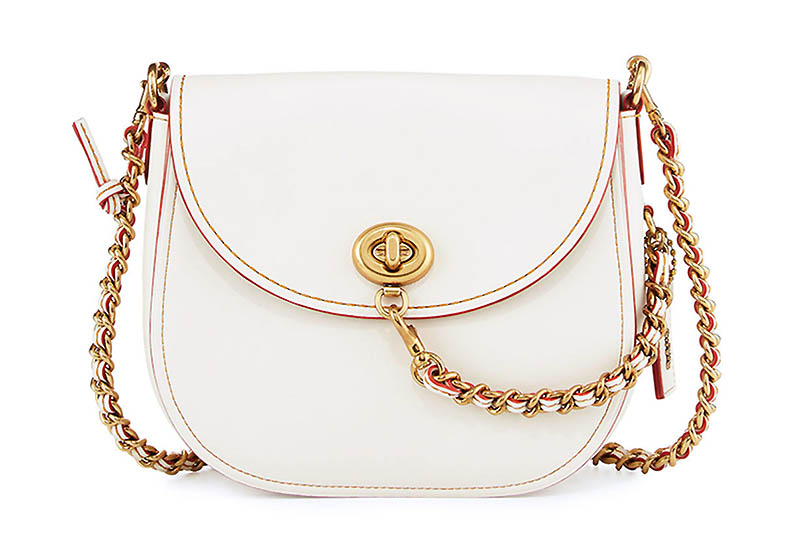 Coach 1941 Leather Turn-Lock Saddle Bag $248.57 (previously $495)