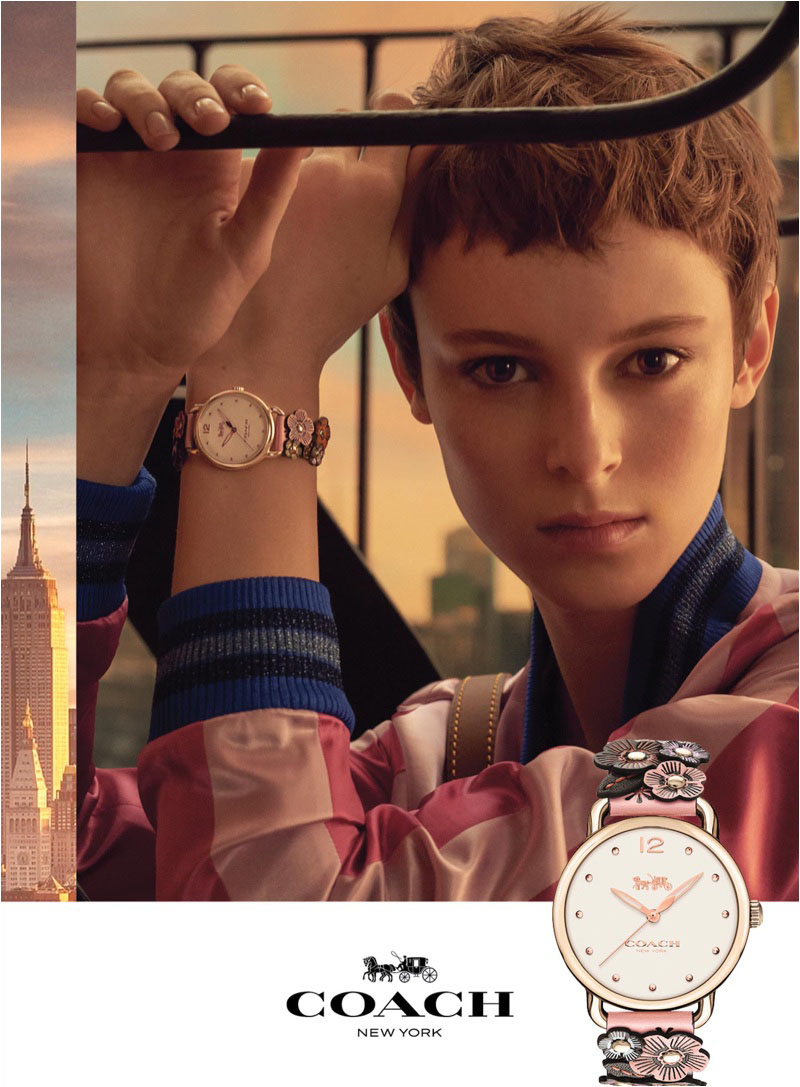 Coach spotlights watch line with spring-summer 2018 campaign