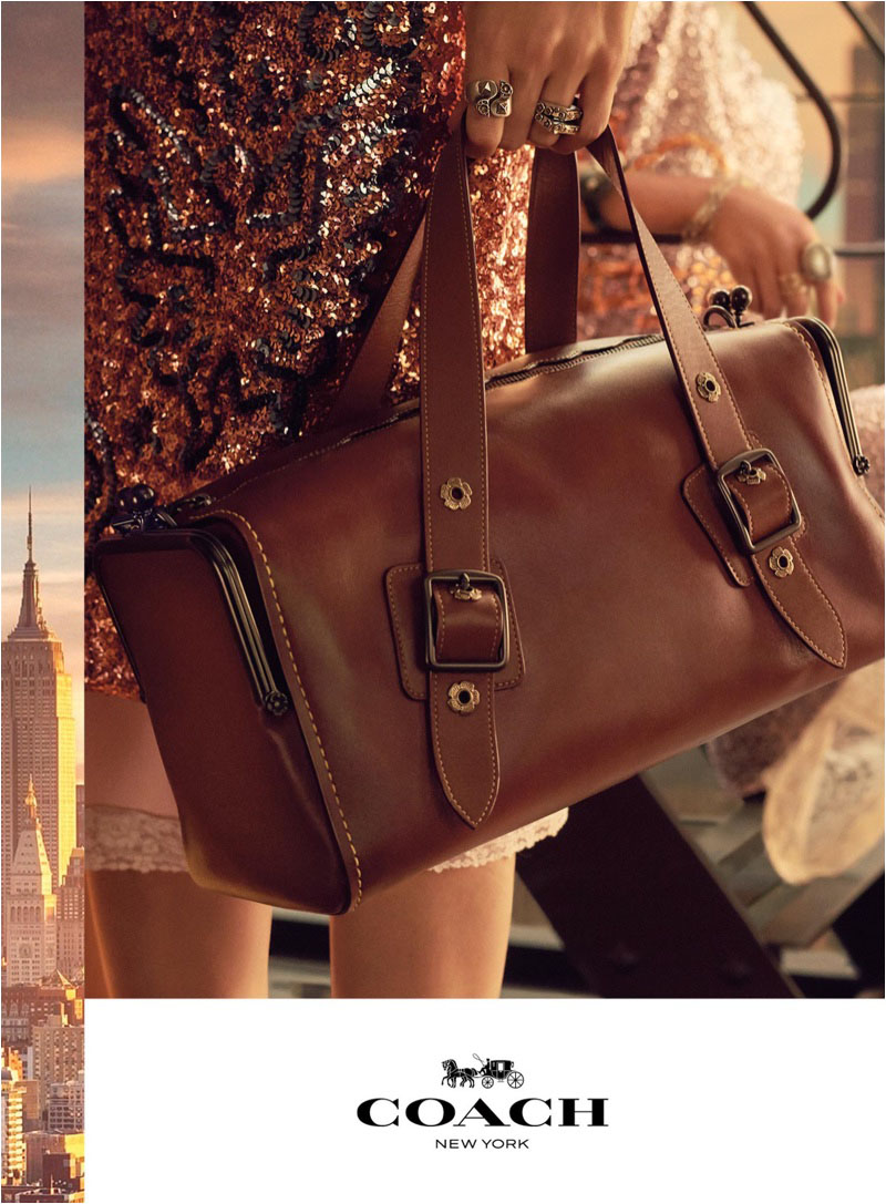 Coach spotlights leather bag for spring-summer 2018 campaign