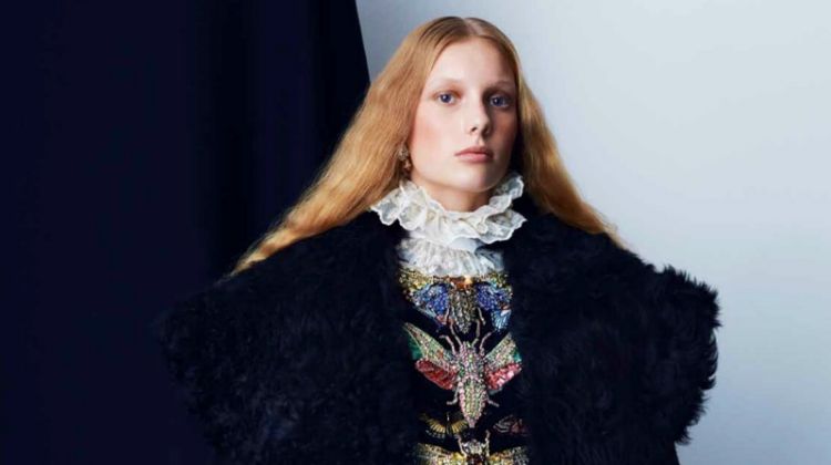 Demy de Vries Looks Like a Work of Art in Marie Claire France