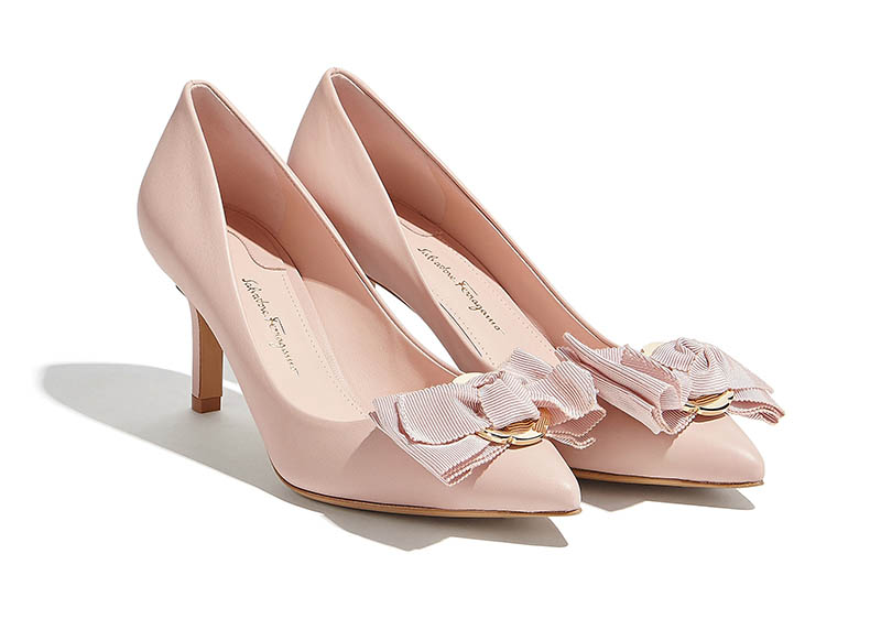 salvatore ferragamo pink shoes