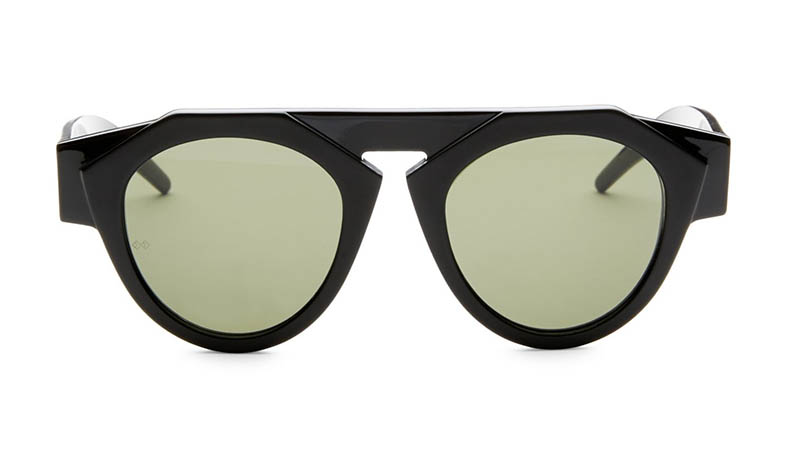 Fiorucci x Smoke x Mirrors Atomic3 Round Sunglasses in Black $350