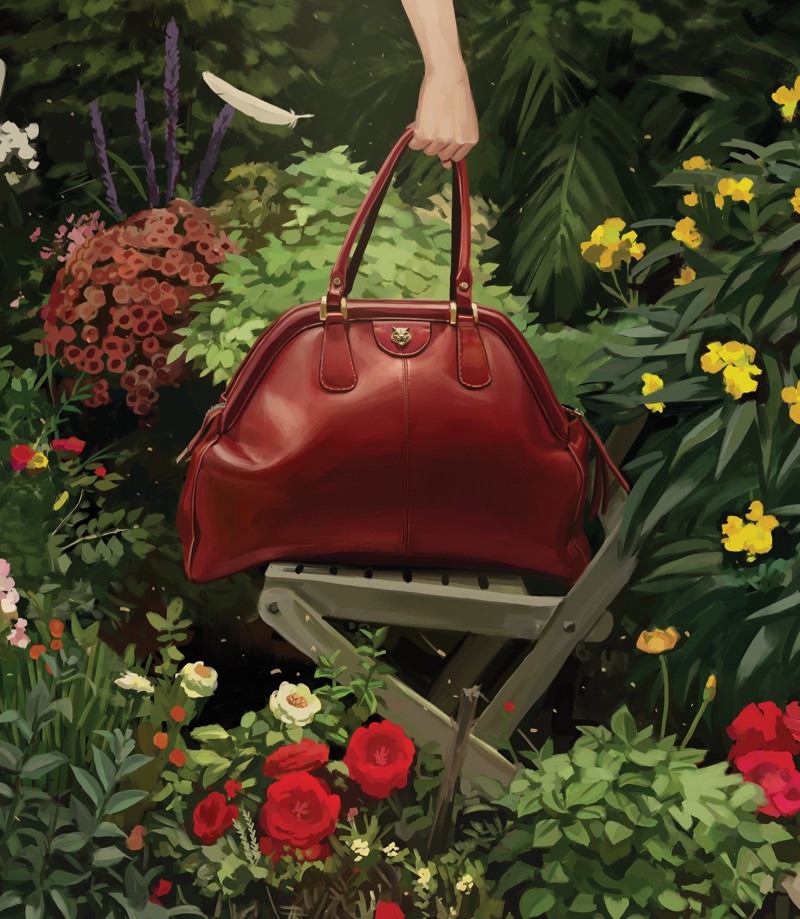 Gucci spotlights red handbag in spring-summer 2018 campaign