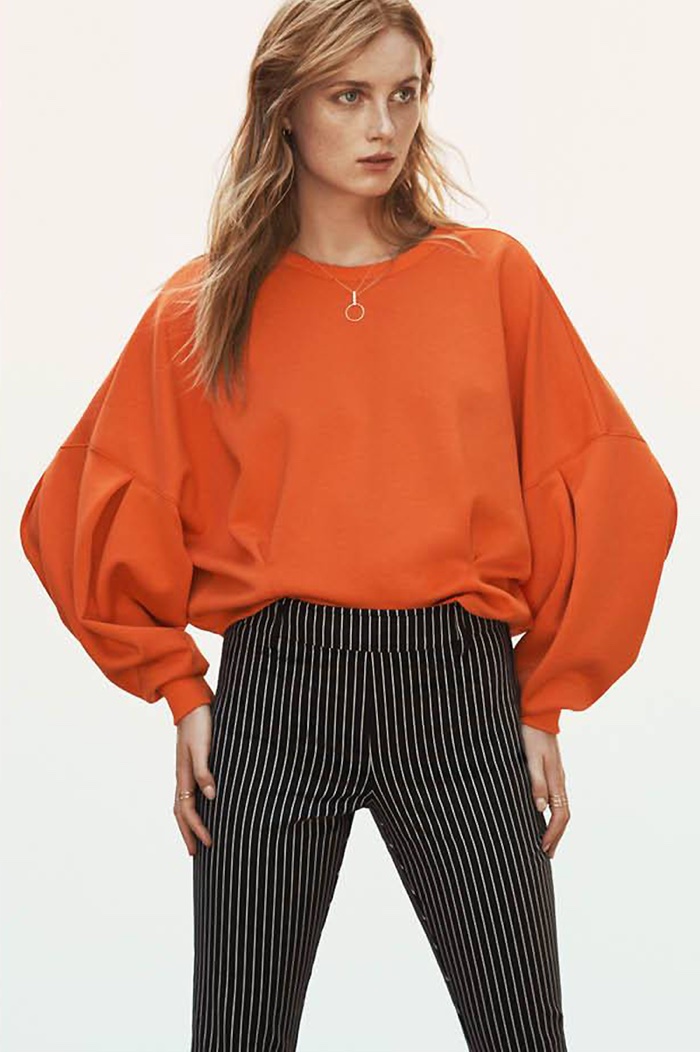 H&M Scuba-Look Top, Stovepipe Pants and 2-Pack Necklaces