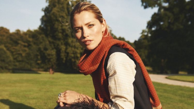 Hana Jirickova Layers Up in Country Styles for Eurowoman