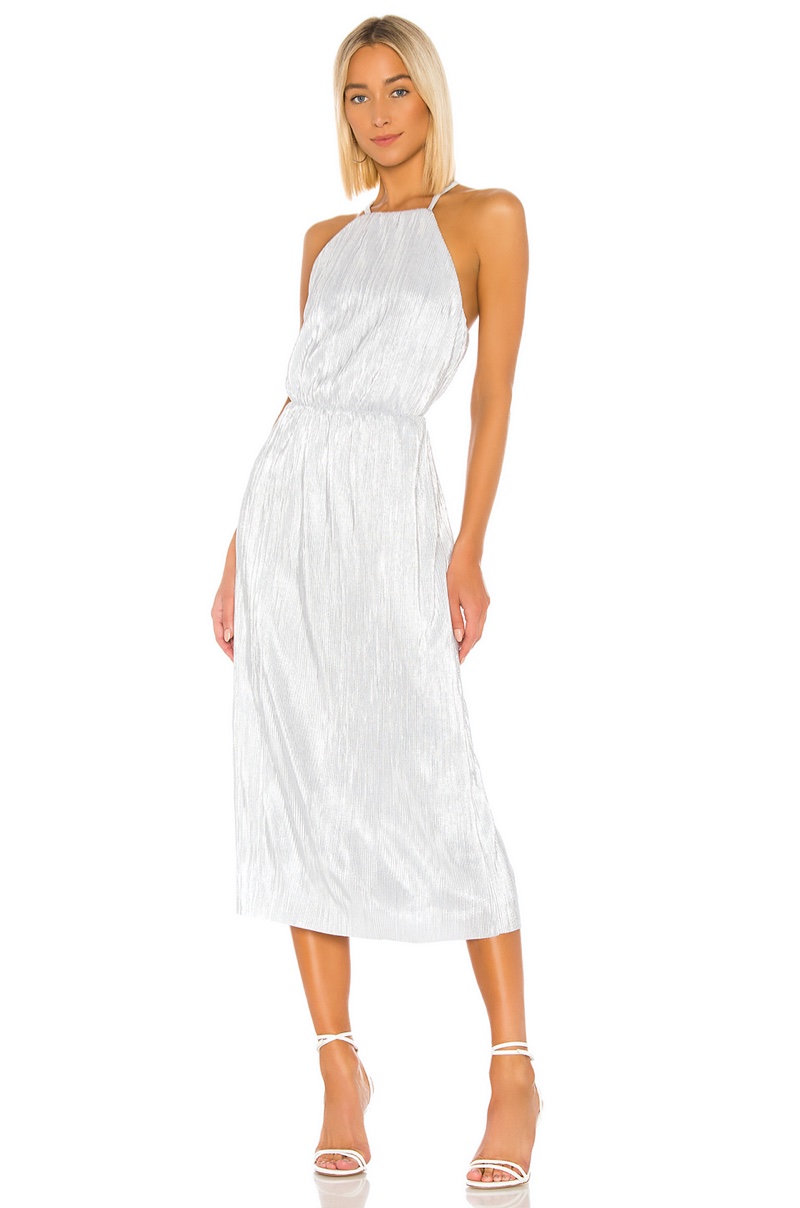 House of Harlow 1960 x REVOLVE Farrah Dress in Silver $198