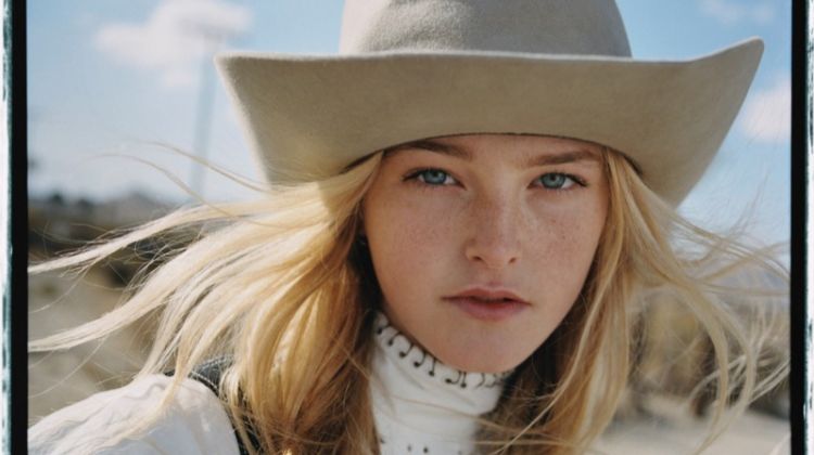 Jean Campbell Goes West in Casual Looks for Vogue Russia