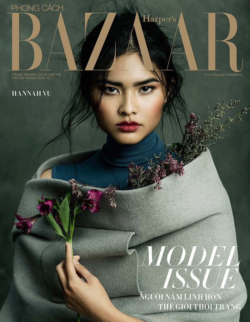 Hannah Vu on Harper's Bazaar Vietnam November 2017 Cover