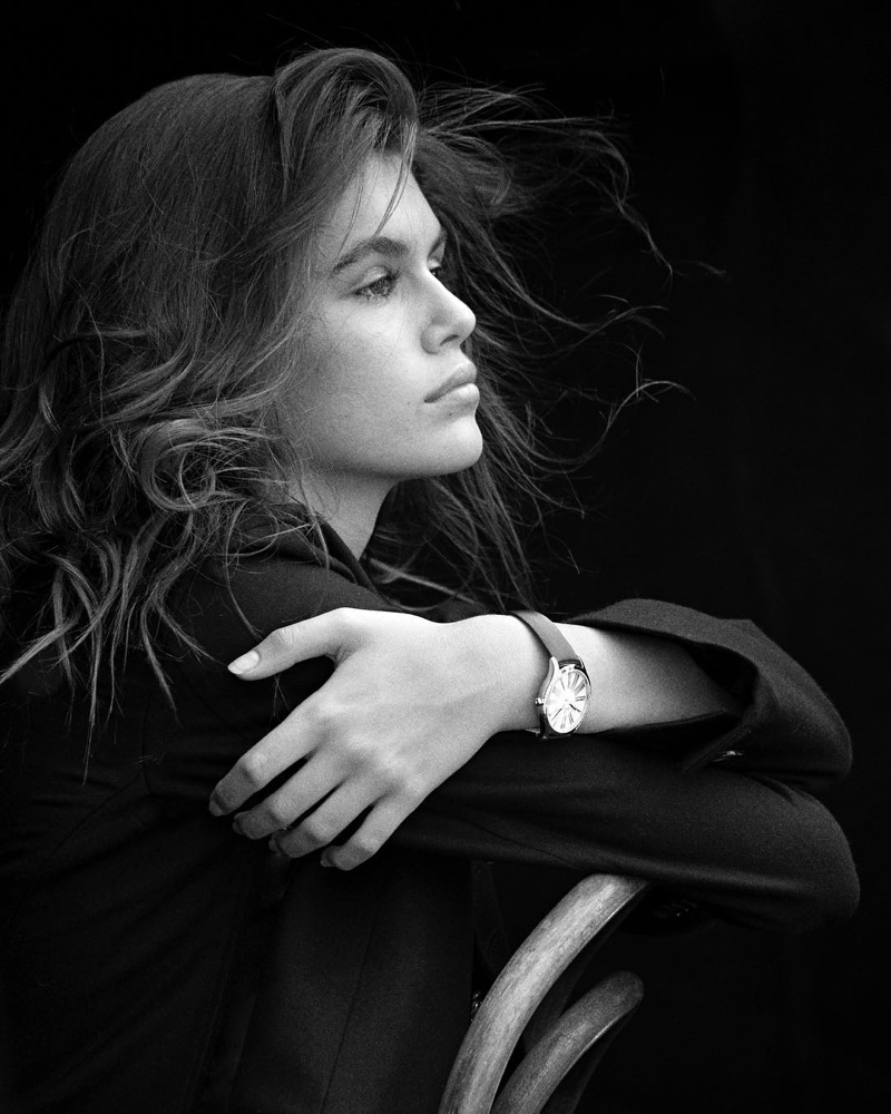 Kaia Gerber | OMEGA 'Trésor' Watch | Ad 