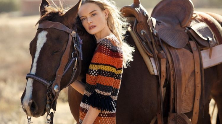 Kate Bosworth wears Dior knit dress