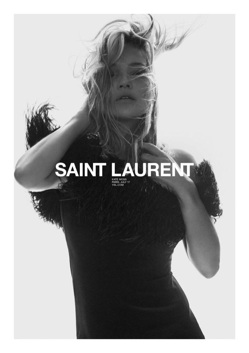 Saint Laurent | Spring / Summer 2018 | Ad Campaign | Kate Moss