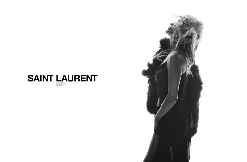 Saint Laurent | Spring / Summer 2018 | Ad Campaign | Kate Moss