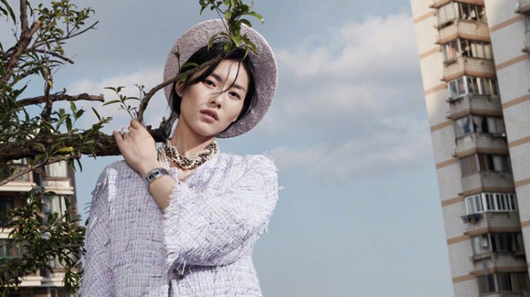 Liu Wen Models Elegant Ensembles for ELLE China