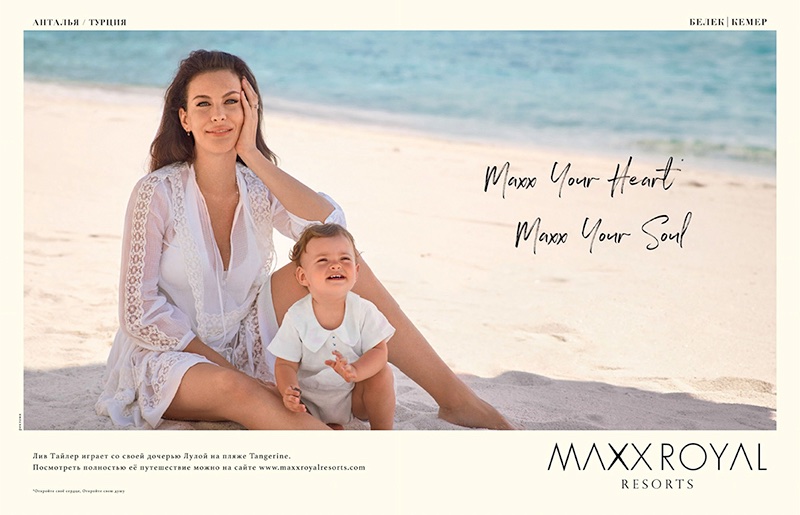 Liv Tyler and daughter Lula star in Maxx Royal Resorts 2018 campaign