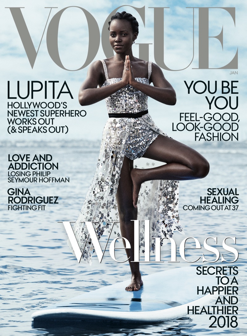 Lupita Nyong'o on Vogue US January 2018 Cover