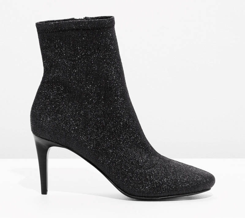 & Other Stories Glitter Sock Boots $88 (previously $175)