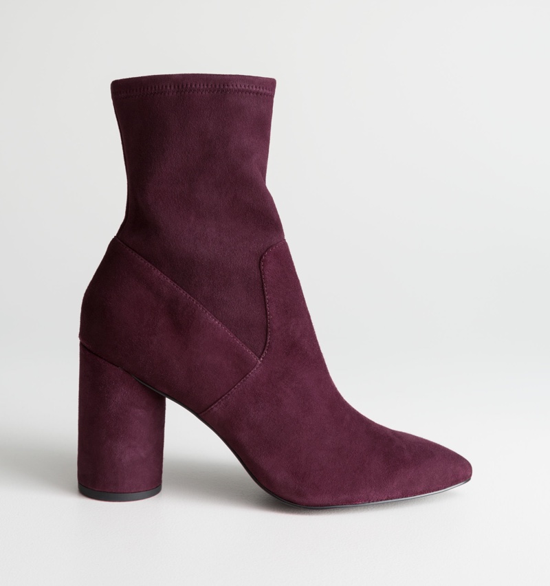 & Other Stories Suede Sock Boots $137 (previously $229)