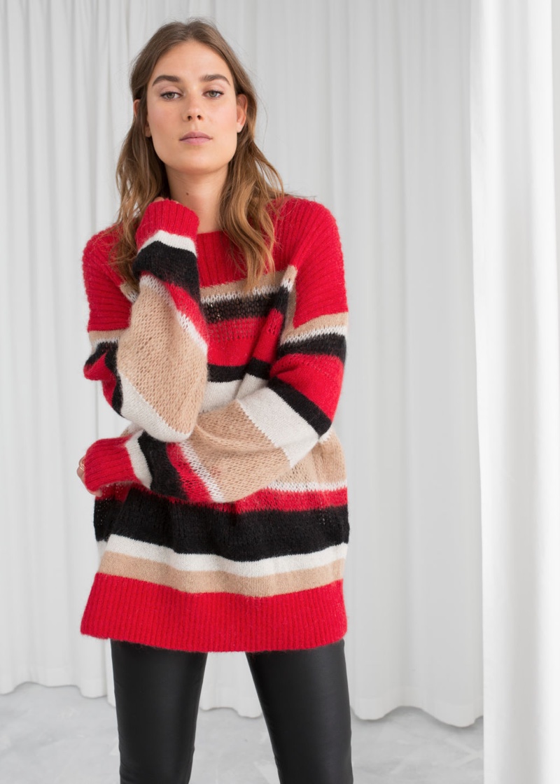 & Other Stories Wool Blend Striped Sweater $63 (previously $89)