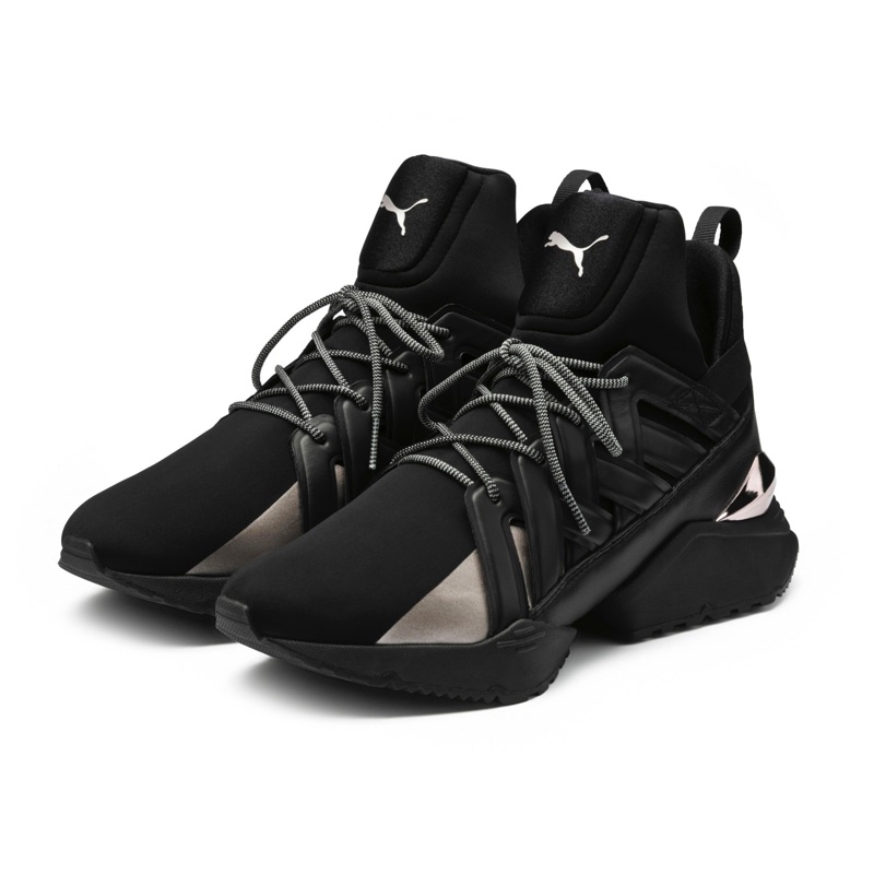 PUMA Muse Echo Sneakers in Black $130