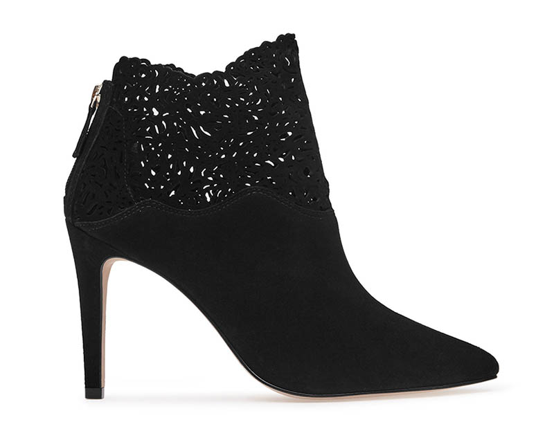 REISS Peyton Laser-Cut Ankle Boots $170 (previously $425)