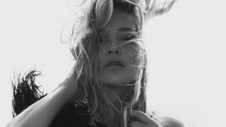 Kate Moss Stuns in Black & White for Saint Laurent’s Spring 2018 Campaign