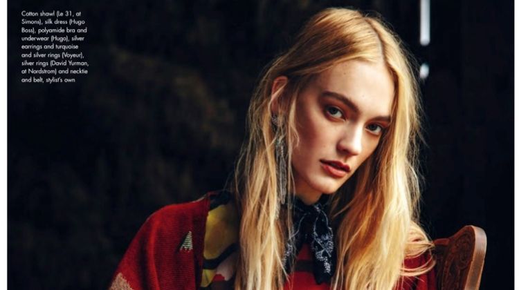 Steph Smith Layers Up in Outdoor Styles for ELLE Canada