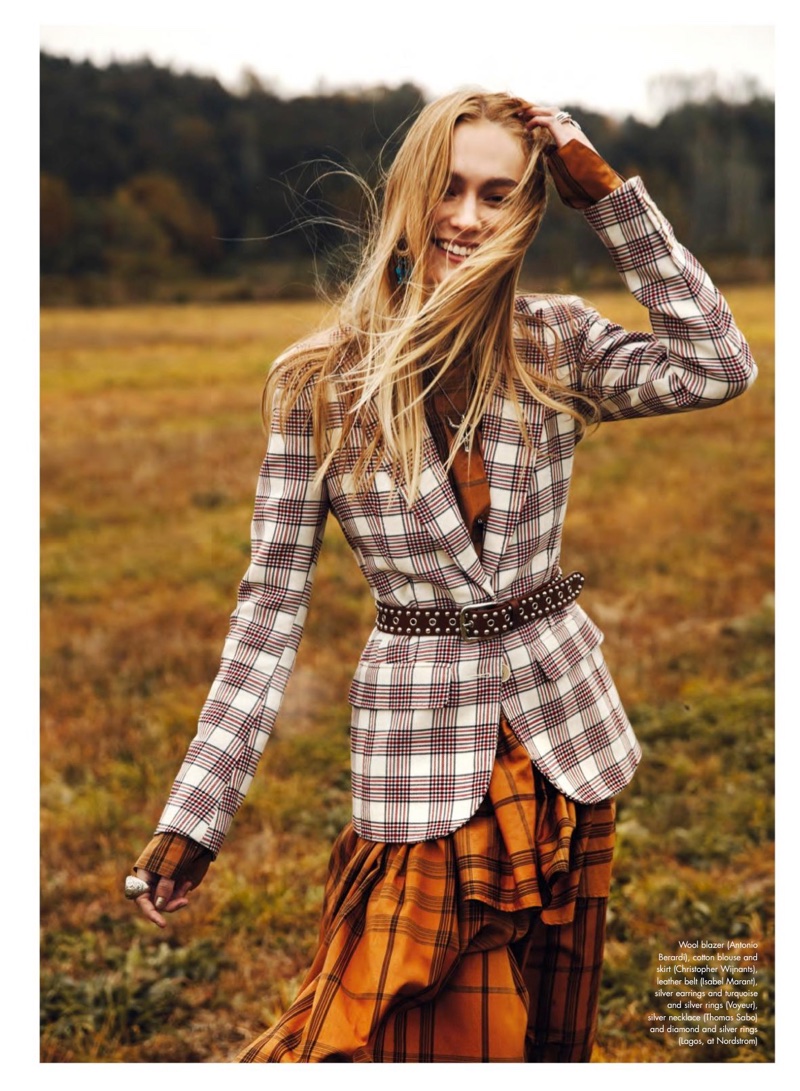 Steph Smith Layers Up in Outdoor Styles for ELLE Canada