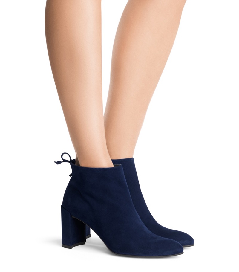 Stuart Weitzman Lofty Bootie in Blue $375 (previously $535)