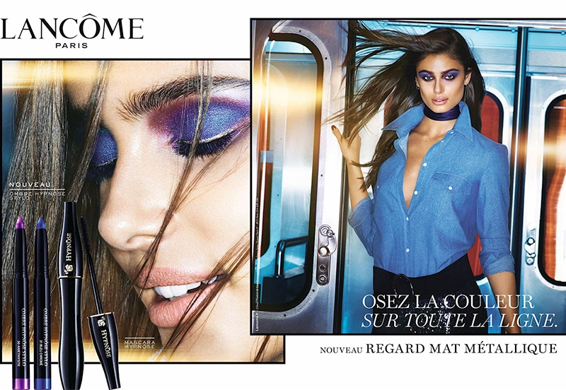 Taylor Hill appears in Lancome mascara campaign