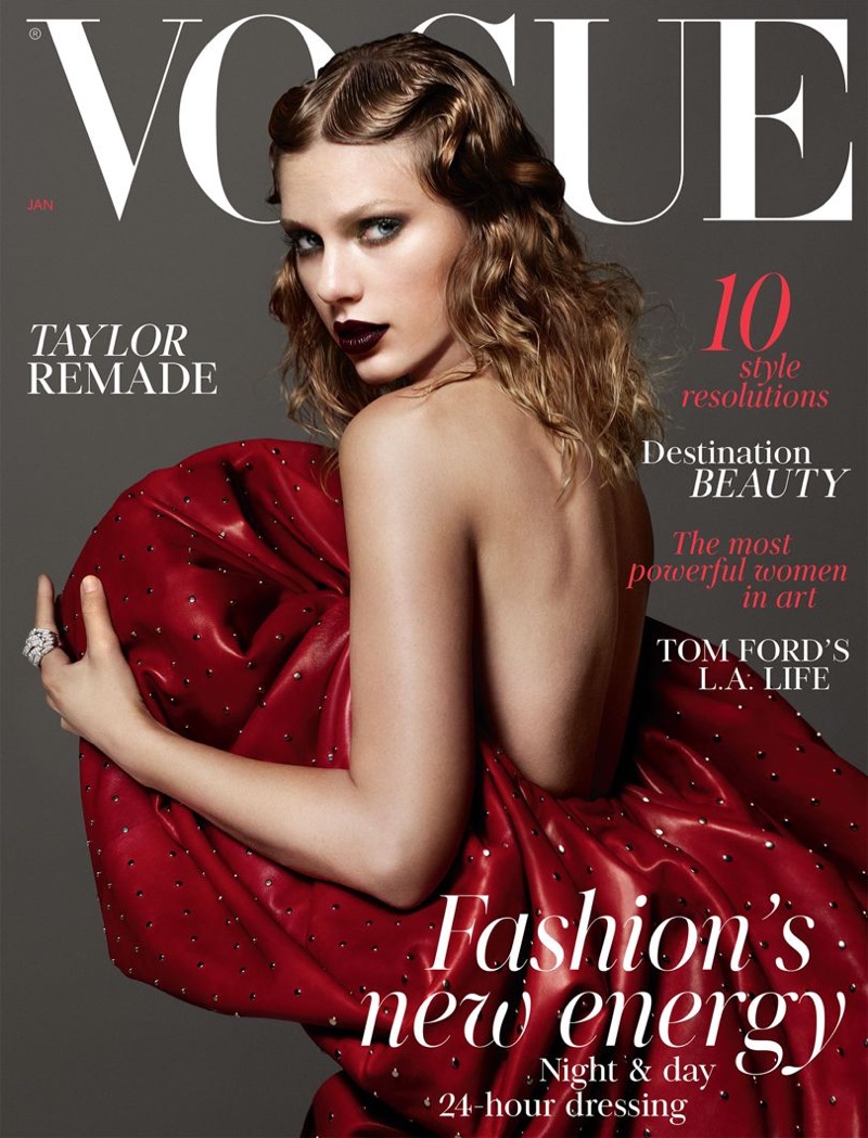 Taylor Swift Vogue UK January 2018 Cover Photoshoot