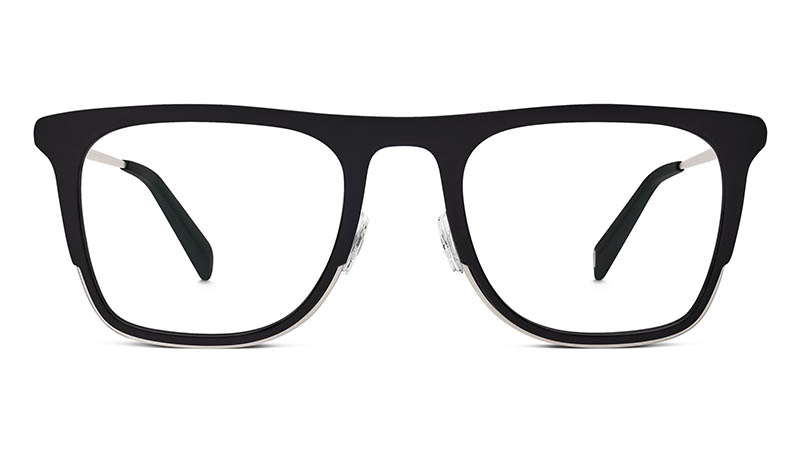 Warby Parker Archer Glasses in Jet Black Matte $145