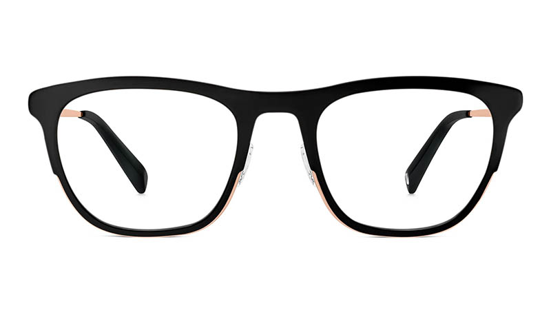 Warby Parker Cassady Glasses in Jet Black $145