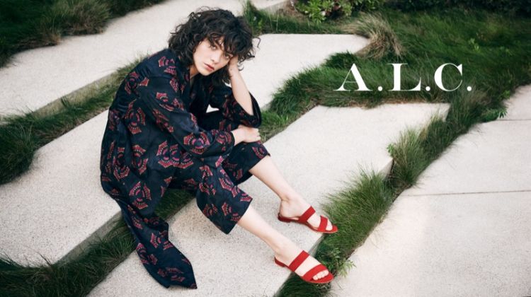 Steffy Argelich stars in A.L.C.'s spring-summer 2018 campaign