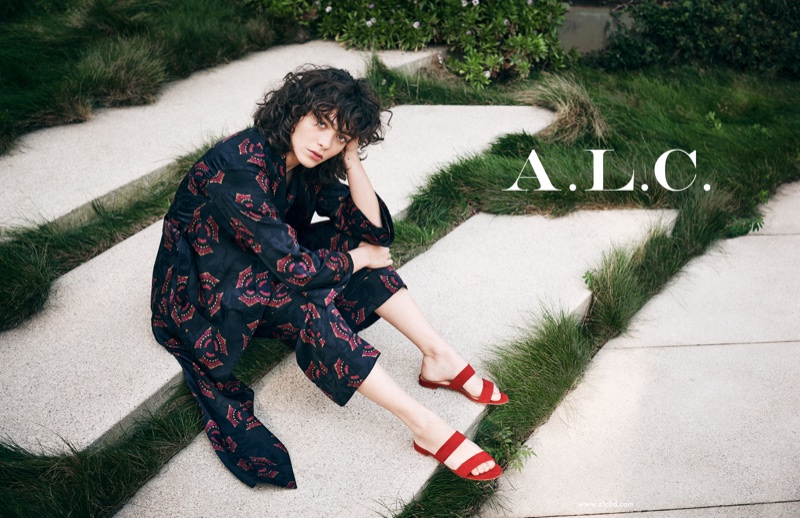 Steffy Argelich stars in A.L.C.'s spring-summer 2018 campaign