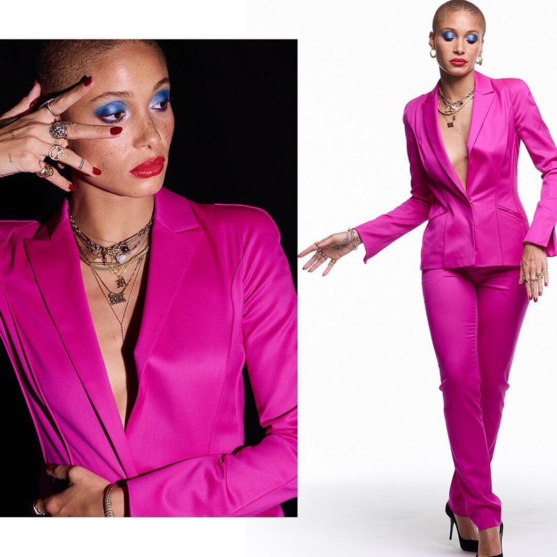 Model Adwoa Aboah suits up in Revlon campaign