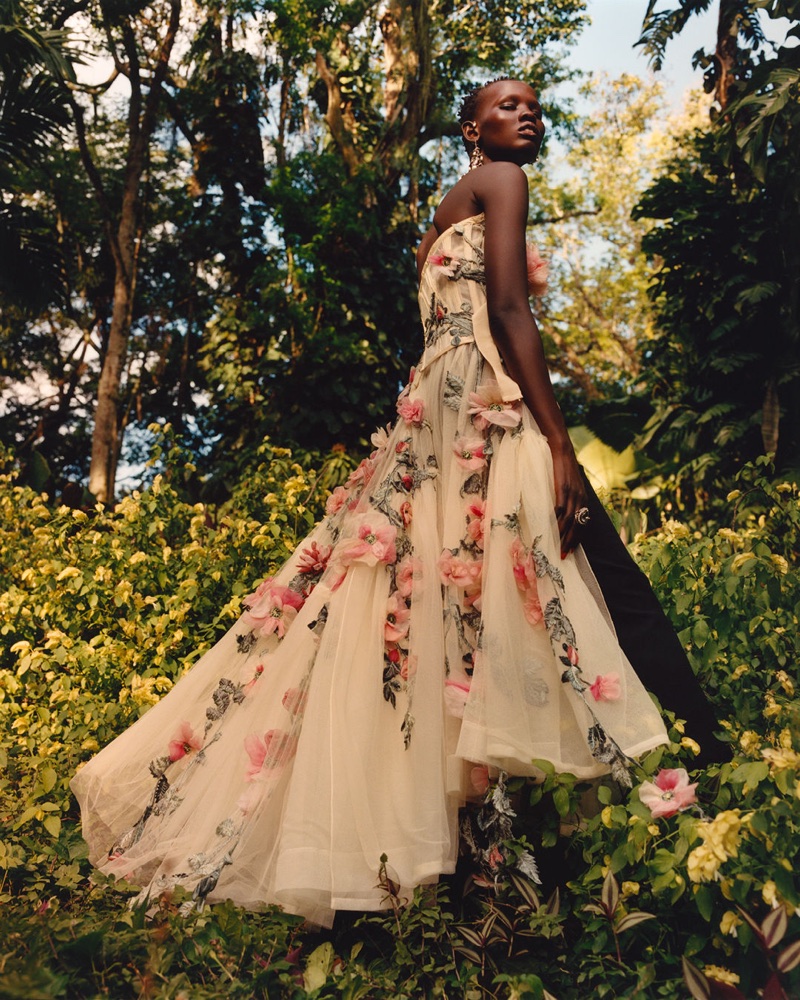 Alexander McQueen focuses on florals for spring-summer 2018 campaign